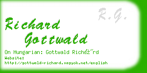 richard gottwald business card